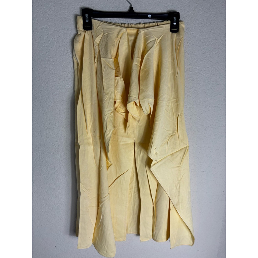 Women's The Drop Skirt Size S Yellow